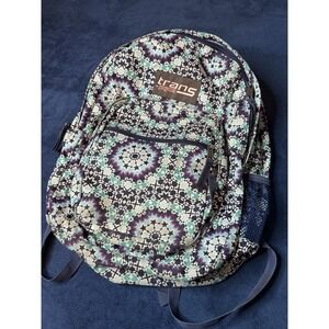 Trans By JanSport Supermax 17 Laptop Backpack Navy Moonshine Moroccan TM60